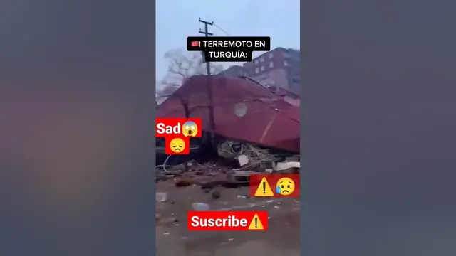 'Video thumbnail for 🇹🇷| 10 estados se vieron afectados por el terremoto en #Turquía #earthquake 😱😱 #shorts'