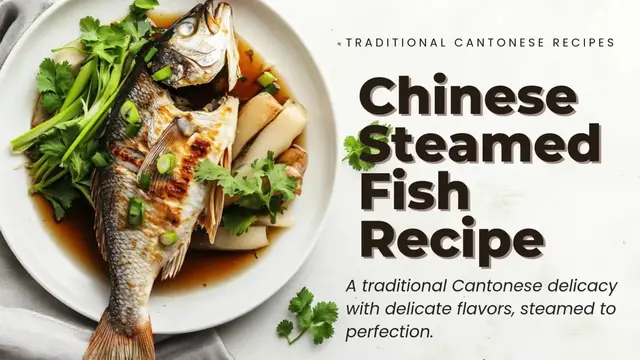 'Video thumbnail for Chinese Steamed Fish Recipe'