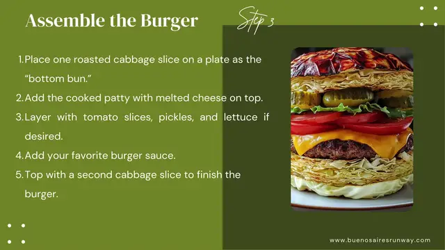 'Video thumbnail for Oven-Baked Cabbage Burger | Low-Carb, High-Flavor Burger Alternative'