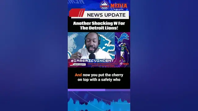 'Video thumbnail for Detroit Lions Shock the NFL world with a late night move! Another Brad Holmes W!'