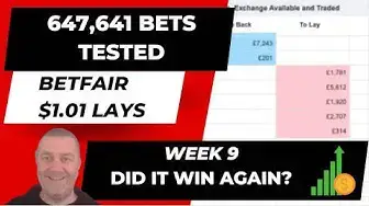 'Video thumbnail for Investigating the Results of a 9-Week Sports Betting Test with More Than Half a Million Bets'