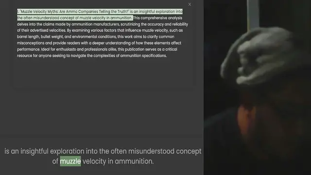 'Video thumbnail for 1. Muzzle Velocity Myths Are Ammo Companies Telling the Truth is an insightful exploration into the often misunderstood concept of muzzle velocity in ammunition. This comprehensive analysis delves into the claims made by ammunition manufa'