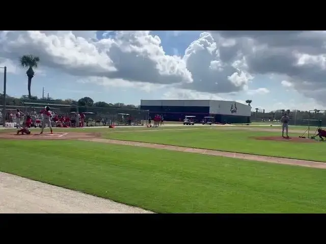'Video thumbnail for Jordan Walker vs. Steven Matz Live Batting Practice with St. Louis Cardinals! (2025 Spring Training)'