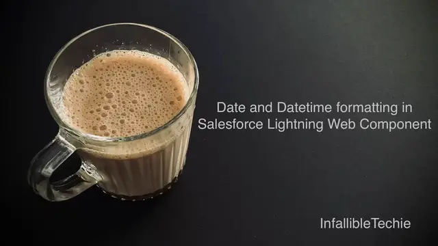 'Video thumbnail for Date and Datetime formatting in Salesforce Lightning Web Component'