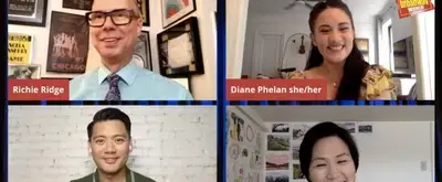 'Video thumbnail for The Cast of GENTLEMAN'S GUIDE Visits Backstage LIVE- Watch Now!'