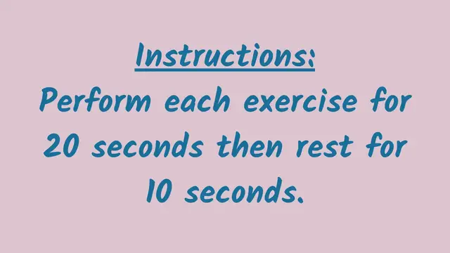 'Video thumbnail for 20 Min Heart Pumping Tabata Workout for Beginners'