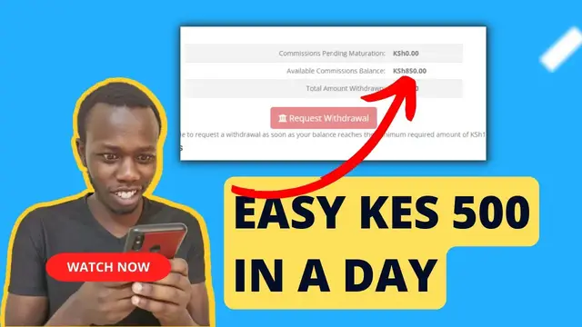 'Video thumbnail for How to Make KES 500 Per Day Online With YOUR Phone (Payment Through MPESA)'