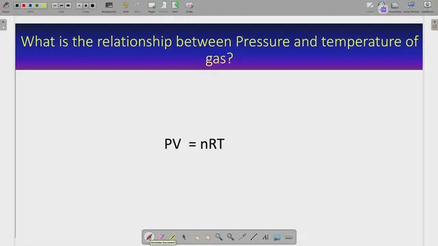 'Video thumbnail for What's the relationship between pressure and temperature of gas?'