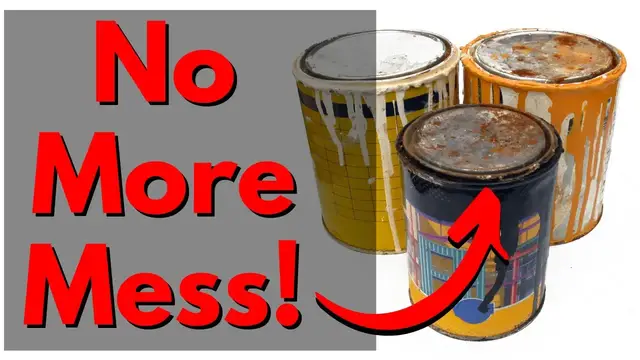 'Video thumbnail for HOT TIP! How To Keep Paint Can Rim Clean #shorts'