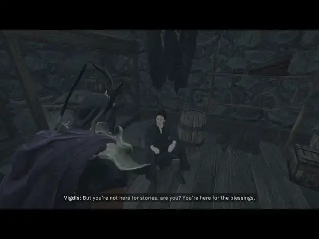 'Video thumbnail for Tainted Grail: The Fall of Avalon - Rise The Mountain, Face The Storm: Talk To Vigdis Gameplay'
