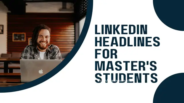 'Video thumbnail for Effective LinkedIn headlines for master’s students '