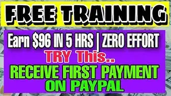 'Video thumbnail for CPA Marketing - (INSTANT PAYMENTS) Earn $96 IN 5 HRS | ZERO EFFORT & Make Money Online Starting NOW!'