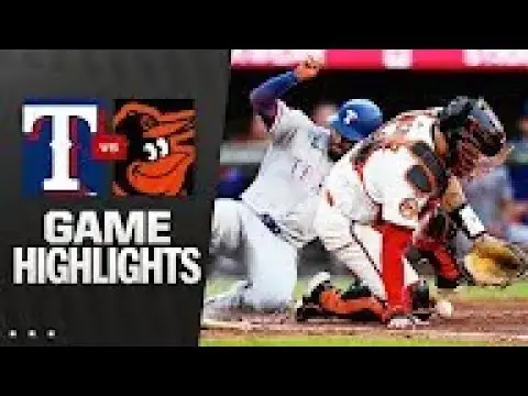 'Video thumbnail for Texas Rangers at Baltimore Orioles Full-Game Highlights! | 06/24/2025'