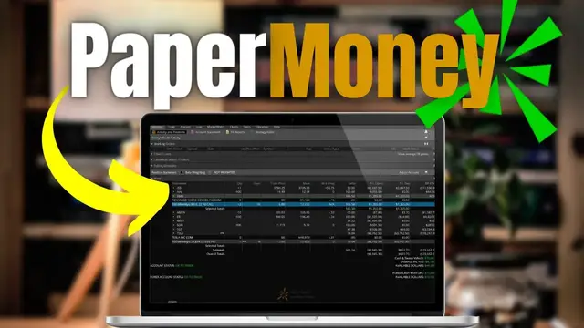 'Video thumbnail for Paper Trading on ThinkorSwim | PaperMoney Simulated Trading Setup'