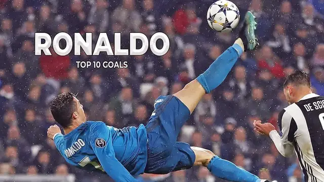 'Video thumbnail for CRISTIANO RONALDO ○ TOP 10 CAREER GOALS ○'