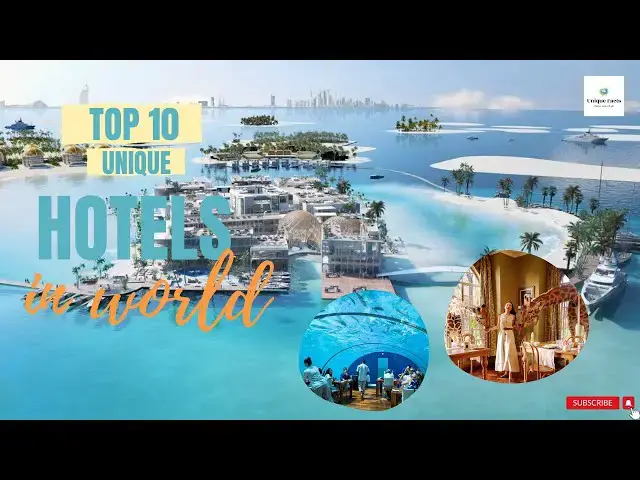 'Video thumbnail for 10 Most Unique HOTELS in the WORLD | UNIQUE FACTS'