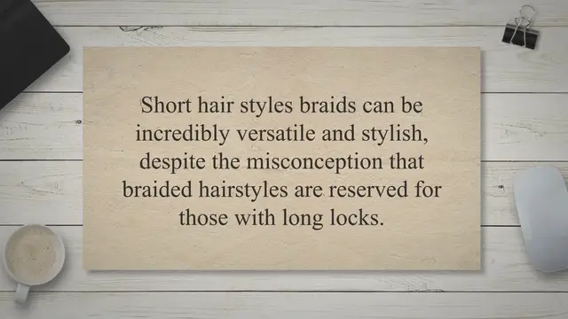 'Video thumbnail for 5 Beautiful Short Hair Braids Styles'