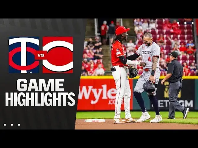 'Video thumbnail for Minnesota Twins at Cincinnati Reds Full-Game MLB Highlights! | 06/18/2025'
