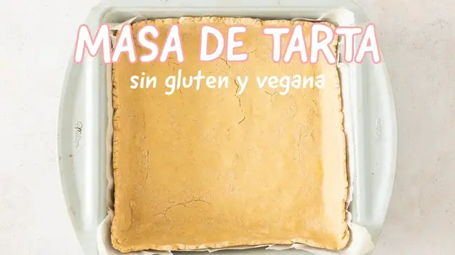 'Video thumbnail for MASA DE TARTA SIN GLUTEN Y FÁCIL - MASA PARA QUICHE SIN GLUTEN Y SIN PREMEZCLAS - masa tarta salada'