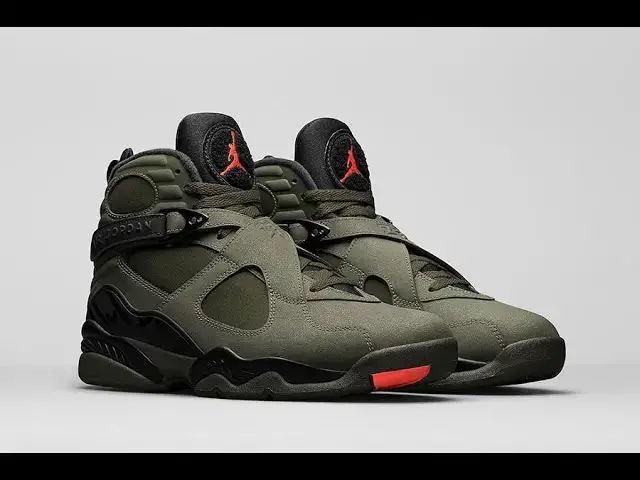 'Video thumbnail for Up Close With The Air Jordan 8 Retro Take Flight Undefeated'