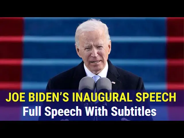 'Video thumbnail for 🌟 Learn English with Joe Biden’s Inaugural Speech (English Subtitles) 🌟'