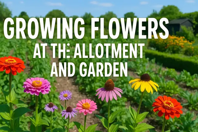 'Video thumbnail for Growing flowers at the allotment and garden'