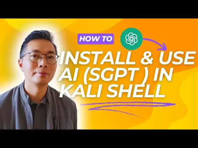 'Video thumbnail for Install & Use AI (SGPT) to Execute Cyber Tasks from KALI Shell To Improve Your Productivity'