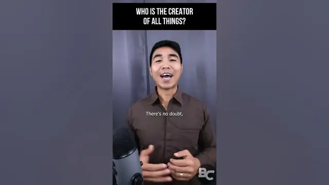'Video thumbnail for Who is the Creator of all things?'