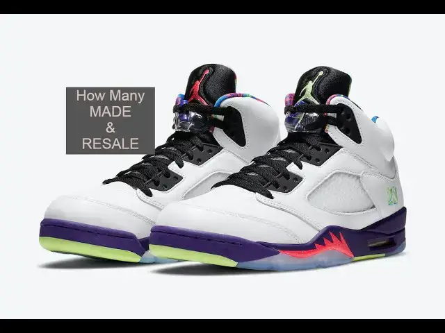 'Video thumbnail for Air Jordan 5 Alternate Bel Air Ghost Green Resale Value & How Many Pairs Possibly Made?'