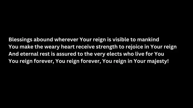 'Video thumbnail for Spiritual Christian Prayer Poem | You Reign Forever | Religious Christian Prayer Poem'