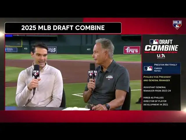 'Video thumbnail for Philadelphia Phillies GM Talks About 2025 MLB Draft And How They Draft!'
