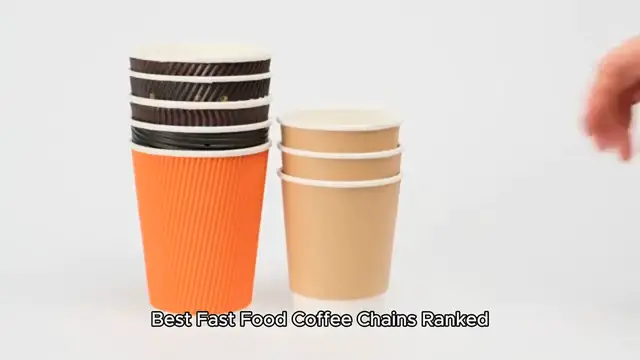'Video thumbnail for best fast food coffee chains ranked'