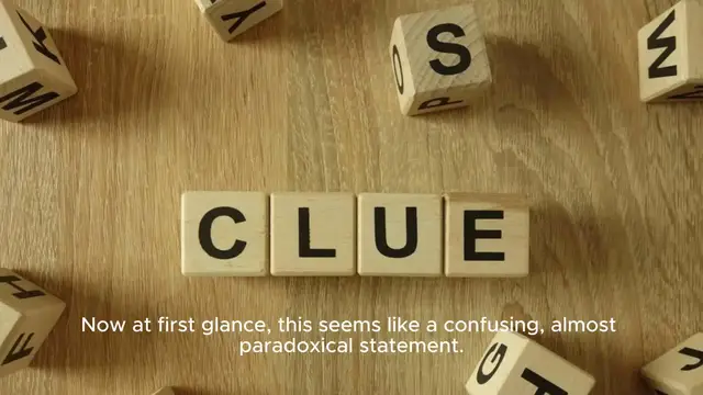 'Video thumbnail for what the answer to this clue is not'