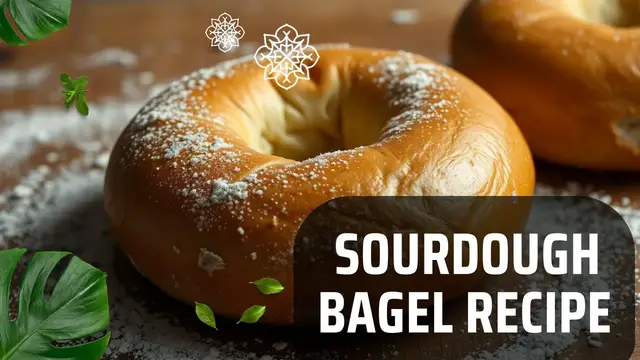 'Video thumbnail for Sourdough Bagel Recipe'