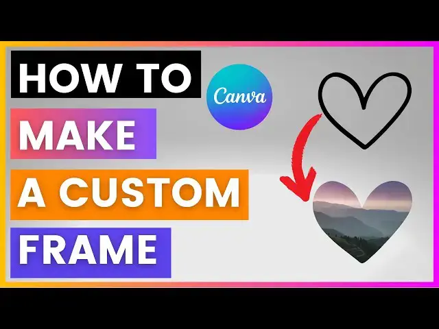 'Video thumbnail for How To Make A Custom Frame In Canva [in 2025]'