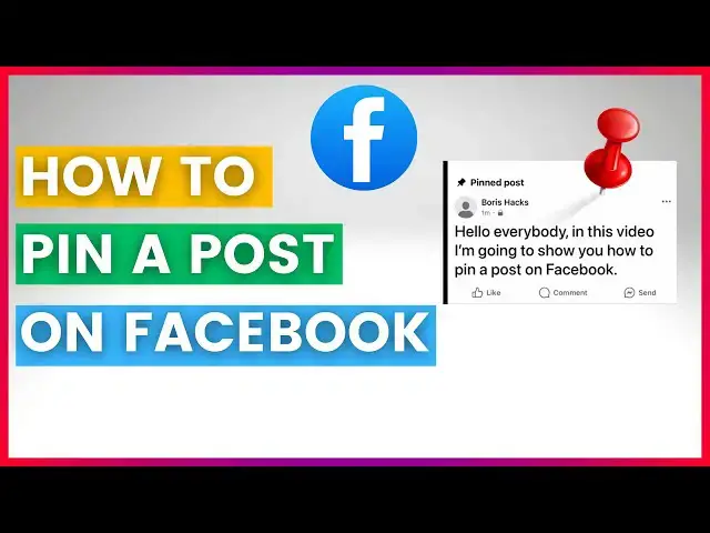 'Video thumbnail for How To Pin A Post On Facebook (In 2024)'