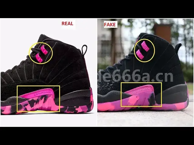 'Video thumbnail for Fake Air Jordan 12 XII Doernbecher Spotted- Quick Ways To Identify Them'