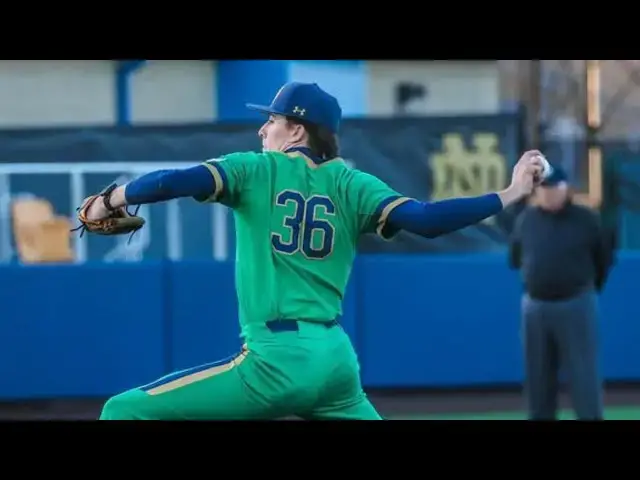 'Video thumbnail for Oisin Lee 2025 College Baseball Highlights! | Notre Dame Fighting Irish'
