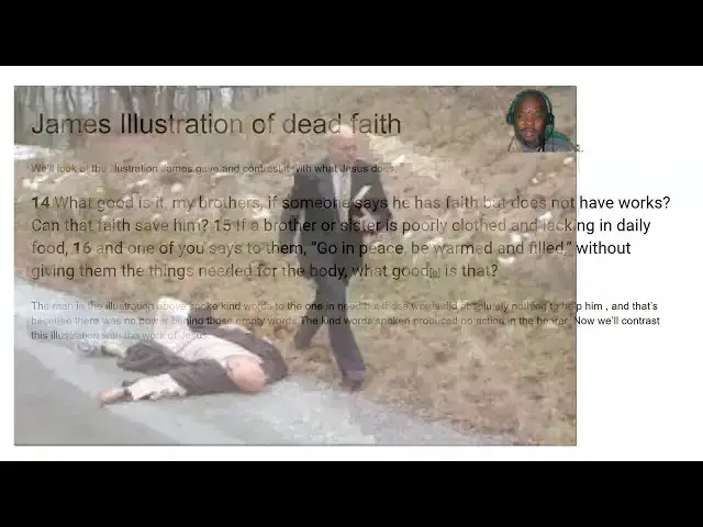 'Video thumbnail for A Close Look At James 2:17. Faith Without Works Is Dead'
