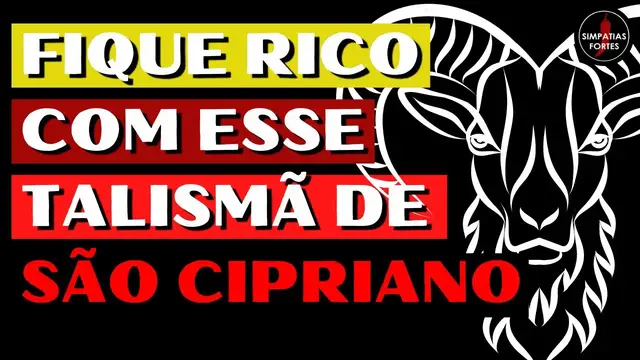 'Video thumbnail for MAGIA / SIMPATIA DE SÃO CIPRIANO para GANHAR NA LOTERIA e GANHAR DINHEIRO em JOGOS DE AZAR'
