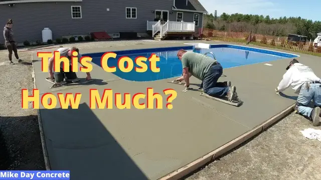 'Video thumbnail for How Much Does Concrete Cost? - What I Charge To Do Concrete Work'