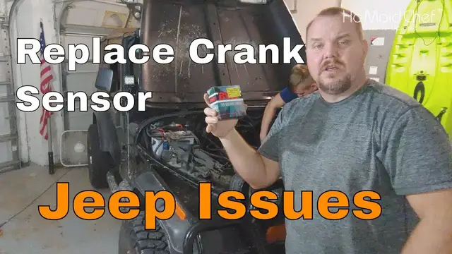 'Video thumbnail for How To Replace A Crankshaft Position Sensor  || Jeep Sputtering E03'