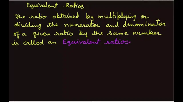 'Video thumbnail for equivalent ratios'