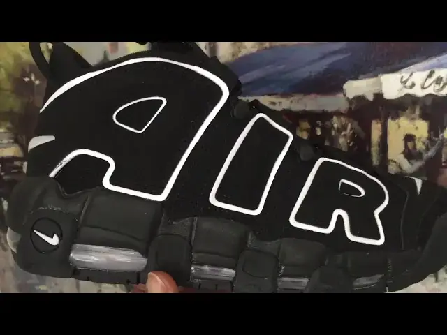 'Video thumbnail for Quick Look At The 2020 Nike Air More Uptempo 96 Black White, Buy It Now'