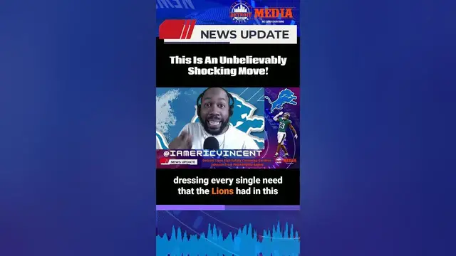 'Video thumbnail for Detroit Lions continue to impress in free agency! SHOCKING move!'