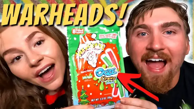 'Video thumbnail for Warhead Ooze Chewz Taste Test | Are They as Sour as Normal Warheads?!'