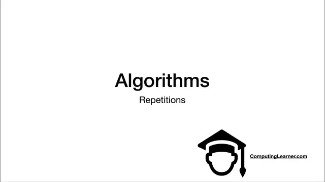 'Video thumbnail for 3- Algorithms III:  repetitions'