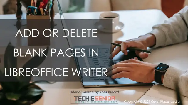 'Video thumbnail for Add or Delete Blank Pages in LibreOffice Writer'