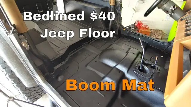 'Video thumbnail for Reduce Floor Heat & Road Noise With $40 Boom Mat || Jeep Mods E34'