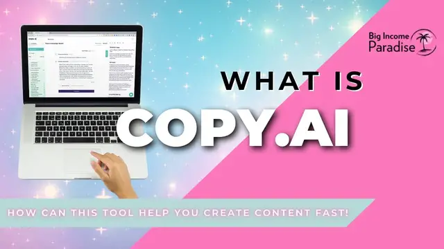 'Video thumbnail for What is Copy AI and how can this tool help you create content fast!'